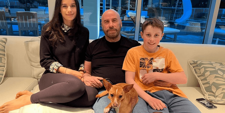 Джон Траволта, дочь, сын, собака, семья, Элла Траволта, Бенджамин Траволта