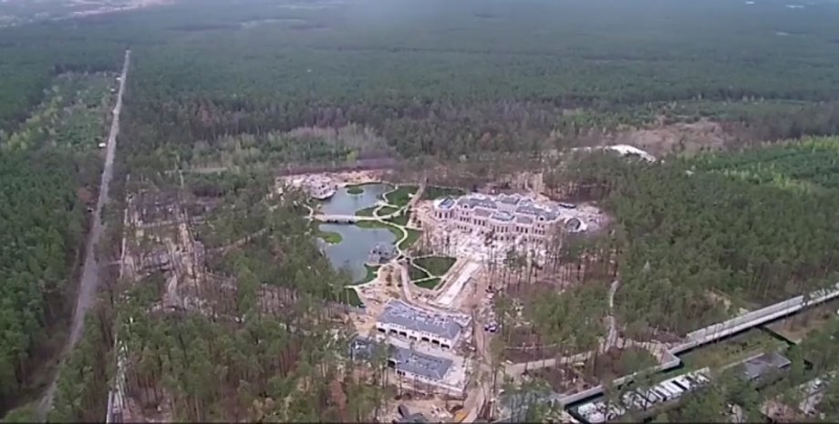 Строящееся имение Ахметова под Киевом / Скриншот