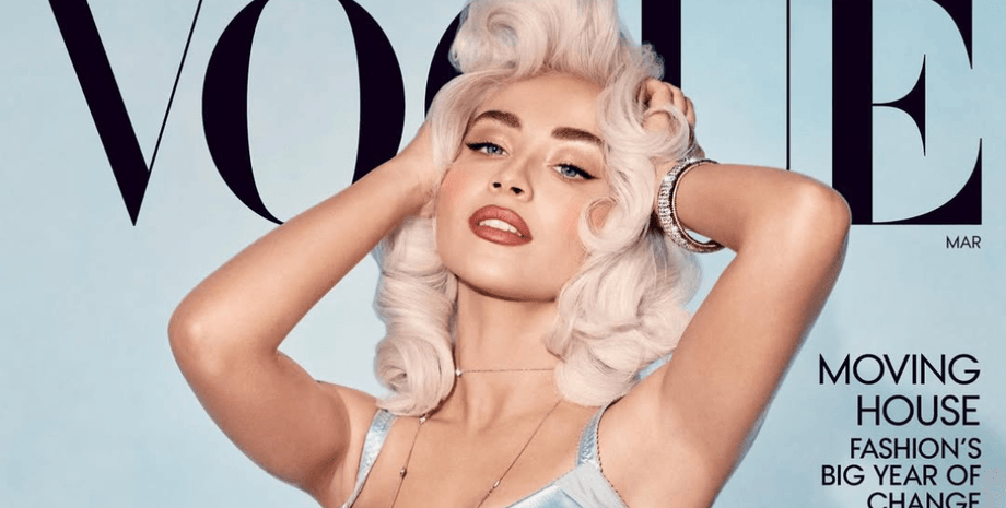 Сабрина Карпентер, Vogue, обложка Vogue, мадонна, сабрина карпентер мадонна, культовый образ мадонны