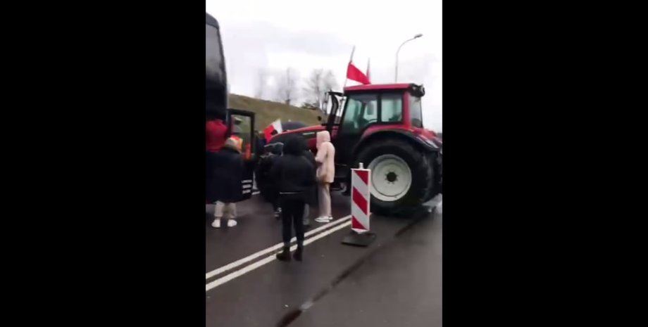 польша, блокада, граница, рейсовый автобус, поляки