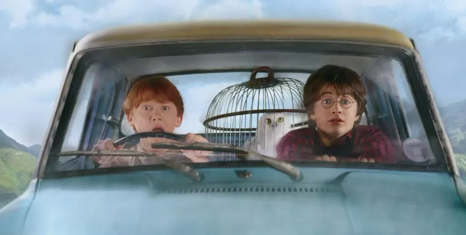 Кадр з фільму про Гаррі Поттера