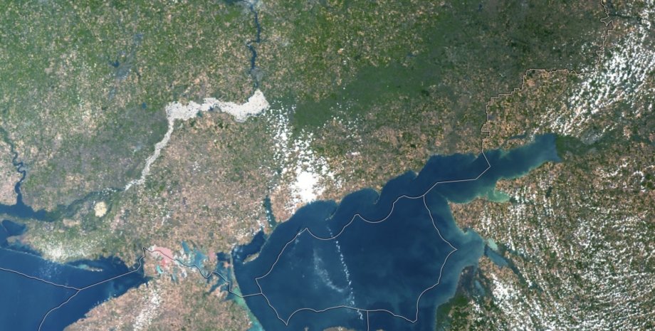 супутникове фото України