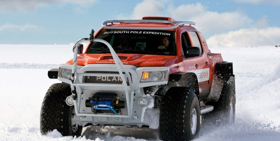 Polar TRV, Toyota Tacoma, мировой рекорд, Книга рекордов Гиннеса, экспедиция на Южый полюс, Джейсон де Картерет