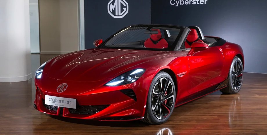 электромобиль MG, MG Cyberster, новый MG Cyberster, MG Cyberster 2024, новый MG