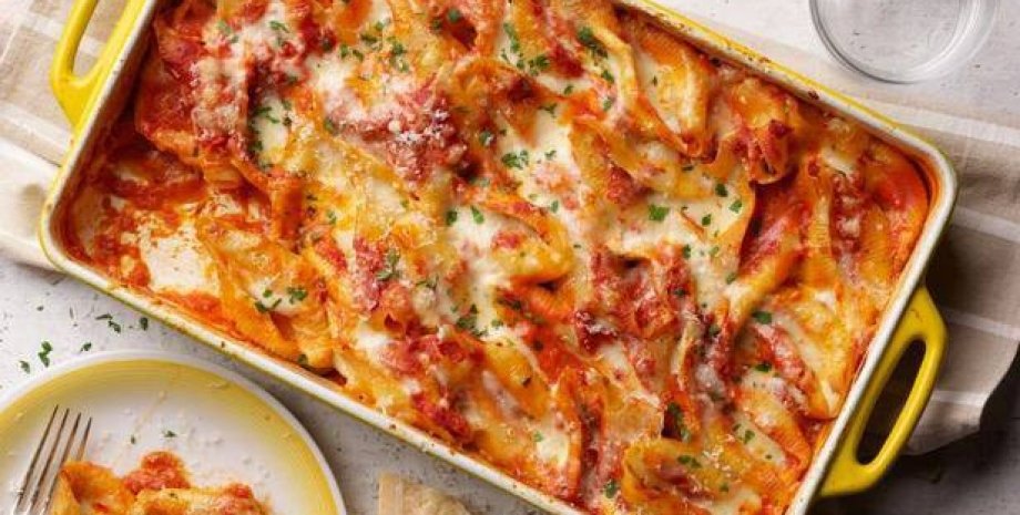 ракушки, макароны с начинкой, рецепты