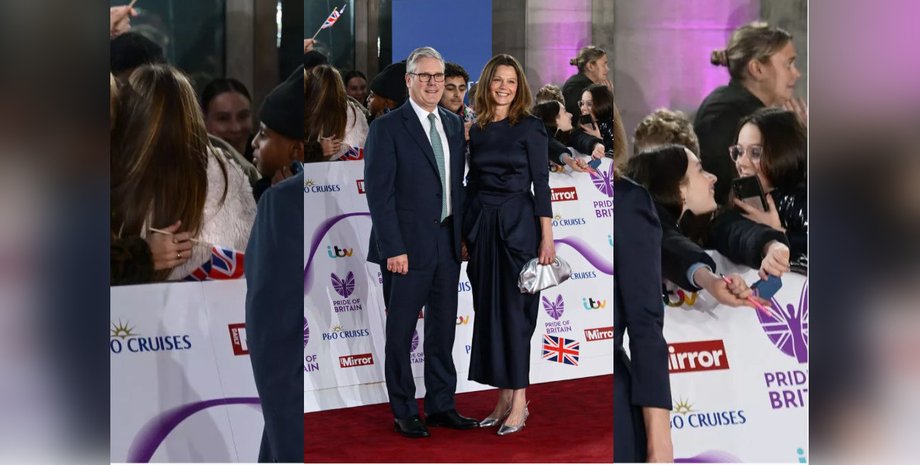 Вікторія Стармер обрала на церемонію "Гордість Британії" елегантну сукню