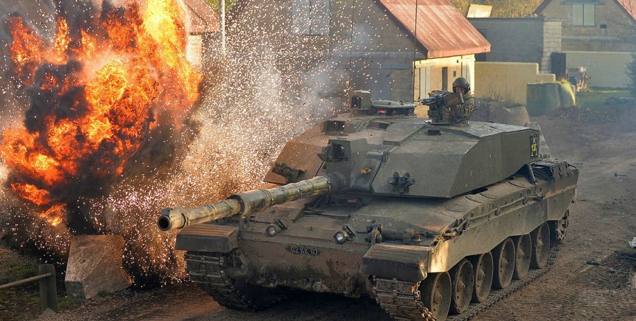 En el curso de una guerra a gran escala, Ucrania recibió 14 tanques Challenger 2...
