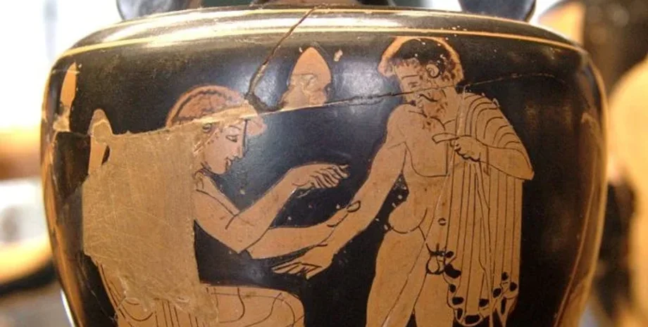 медицина, Древняя Греция, история, ваза, археологи, археология, ученые, наука, исследования, открытия, карлик, болезнь, медицинское обслуживание, пиявки, врач, лечение, больница