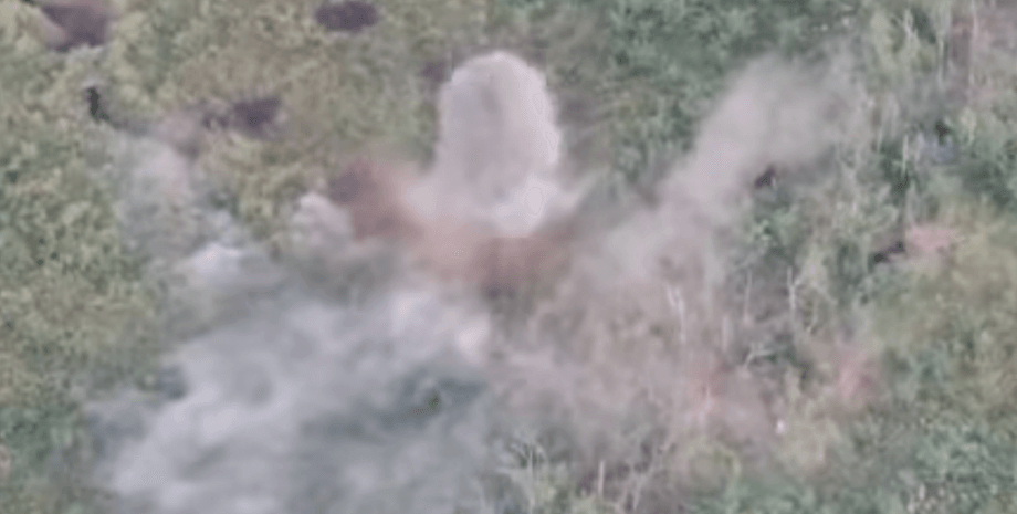 удар по позиция боевиков