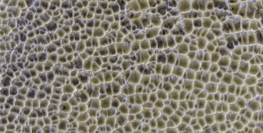 многоугольники, Марс, фото