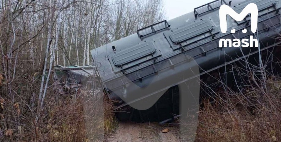Сход с рельсов грузового поезда в Рязанской области взрыв на железной дороге в рязане, теракты в россии, операция ГУР, взрывы возле дягилево, в россии сошел с рельсов поезд