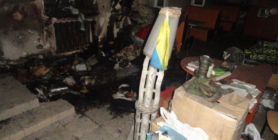 Поджог в Мариуполе / Фото: 0629