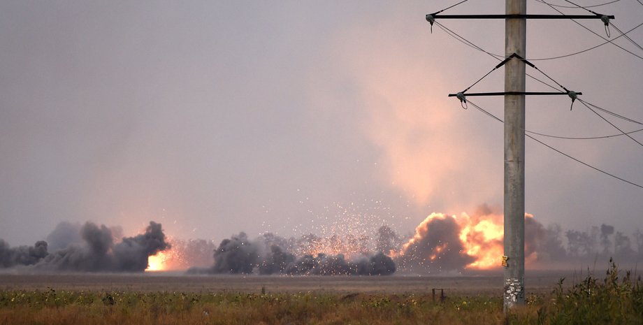 Обстрелы в районе Широкино /Фото из открытого источника