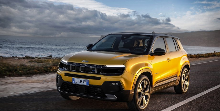 Jeep Avenger 2023, новый Jeep Avenger,  Jeep Avenger, электромобиль Jeep Avenger
