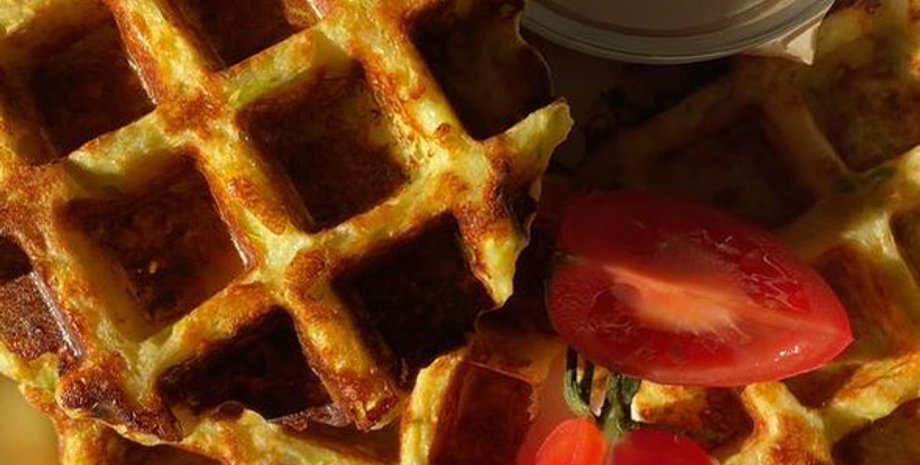 вафли из кабачков, рецепт вафель