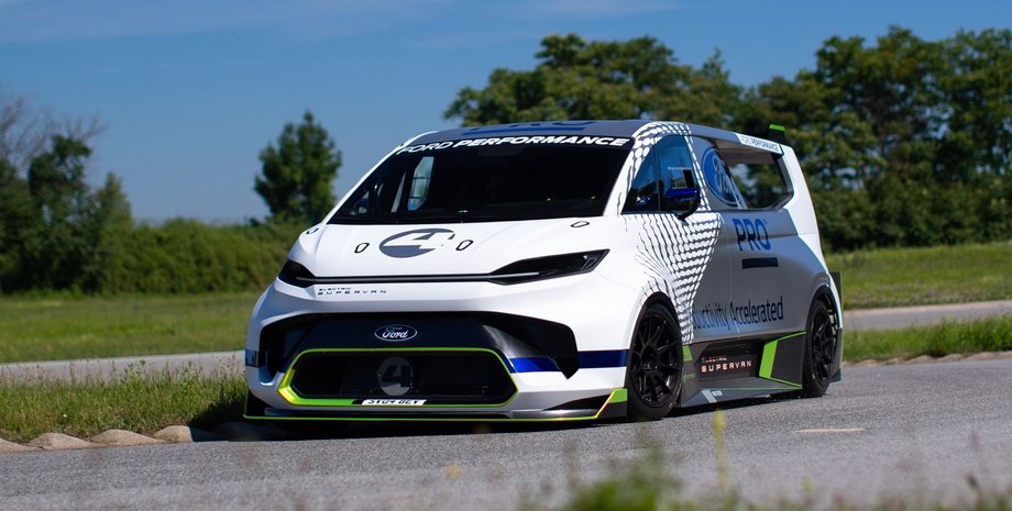 Ford Pro Electric SuperVan, Ford Transit SuperVan, Ford Transit, новый Ford Transit, тюнинг Ford Transit, Ford E-Transit