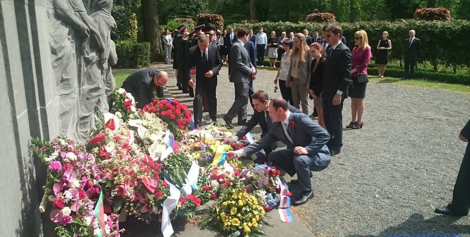 В Брюсселе отметили 9 Мая / Фото: Укринформ