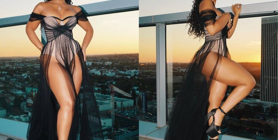 Зірка має приголомшливий вигляд в цій сукні