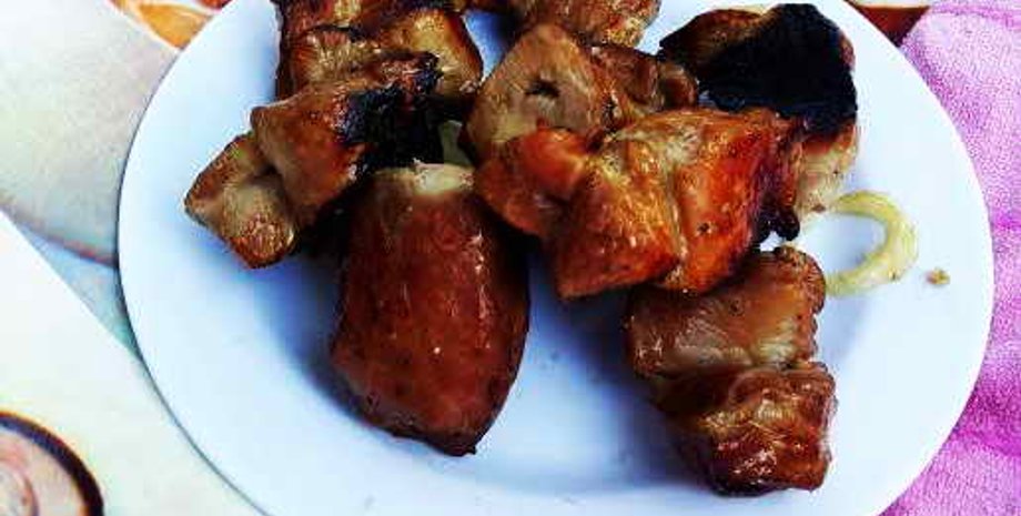 шашлык, маринад для шашлыка, кулинария