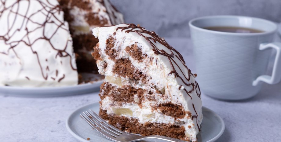торт панчо, классический рецепт, торт панчо с ананасами, вкусный торт, рецепт торта