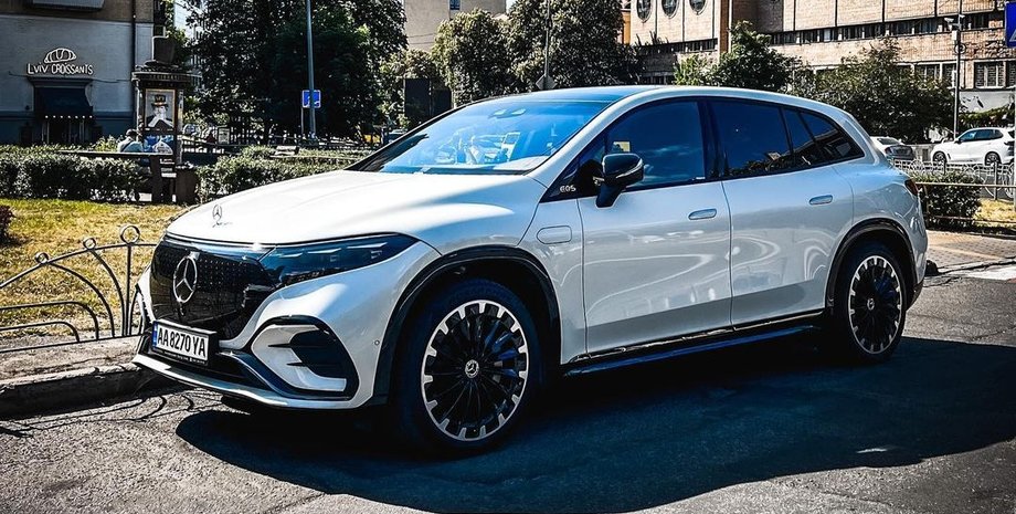 Mercedes EQS SUV, Mercedes-Benz EQS SUV, электромобиль Mercedes, кроссовер Mercedes