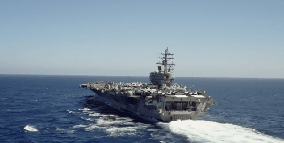 Израиль, военные корабли США, авианосец, Средиземное море