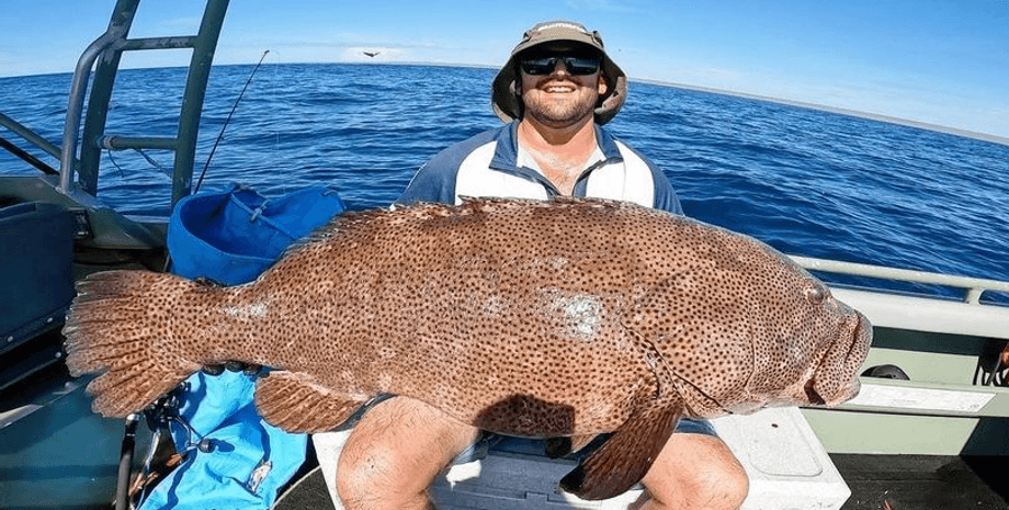 Мужчина, рыба, улов, лодка, океан,