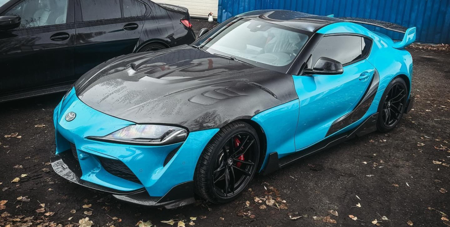 Toyota Supra A90, Toyota Supra, тюнинг Toyota Supra, спорткар Toyota, спорткар Toyota