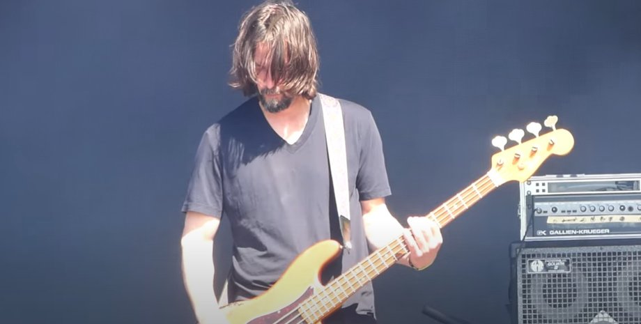 Киану Ривз, концерт, рок-группа, музыка