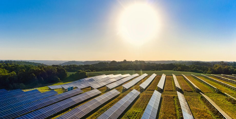 Солнечные панели, солнце, солнечная энергия, фото