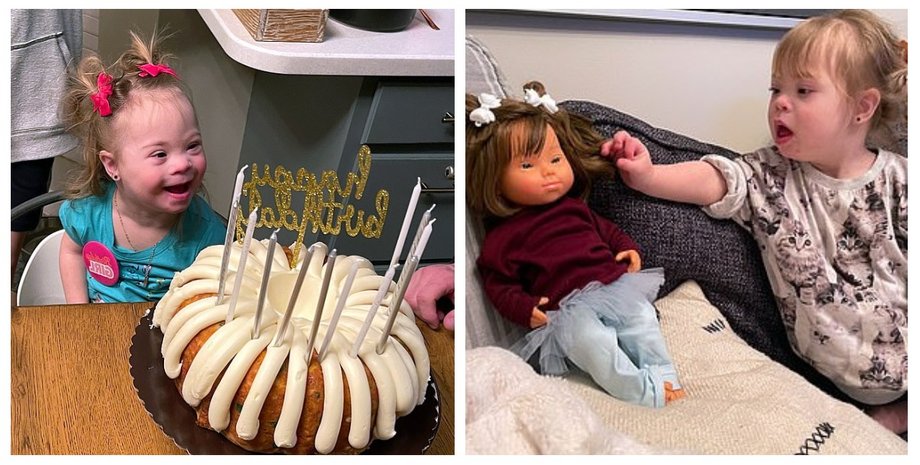 Оливия Молман, синдром Дауна, кукла