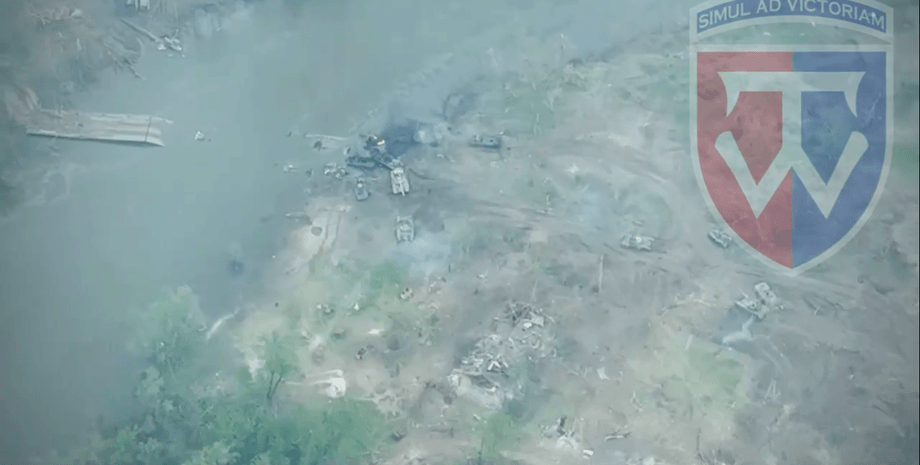 Переправа Северский Донец река оккупанты ВСУ техника потери ВС РФ