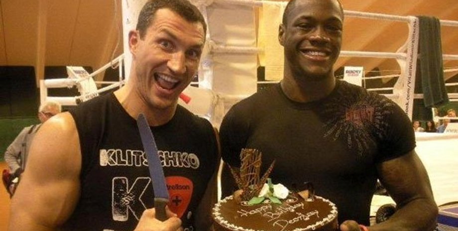 Владимир Кличко и  Деонтей Уайлдер /Фото: BoxingScene