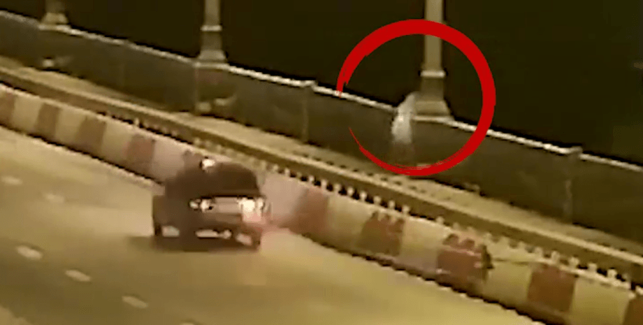 киев, суицид, самоубийство, прыжок с моста, мост патона, патрульные, суицид в киеве, полиция, попытка самоубийства