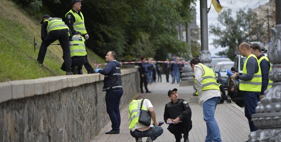 На месте взрыва / Фото: УНИАН