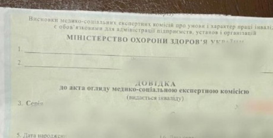 Фальшивая справка, фиктивный документ