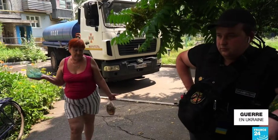 Обстрел Славянск съемочная группа журналисты оккупанты France24 ГСЧС спасатели