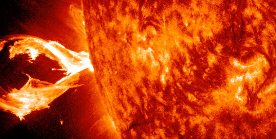 извержение, Солнце, плазма, вспышка