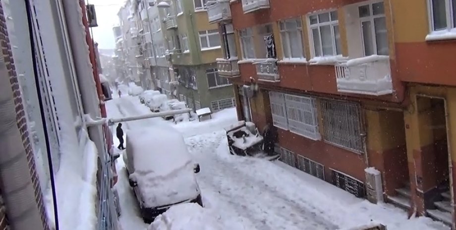 Снег в Стамбуле / Фото: YouTube