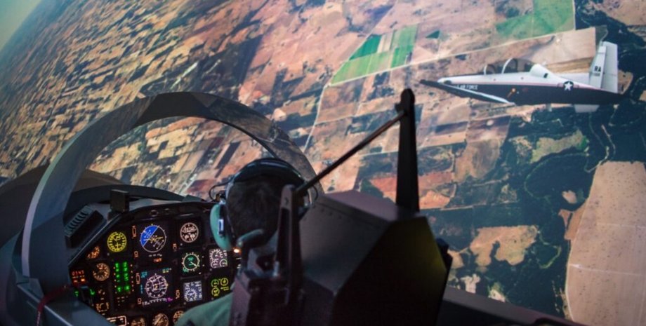 авіасимулятор армії сша, авіасимулятор, симулятори для навчання льотчиків, навчання льотчиків, тренажер ф-35