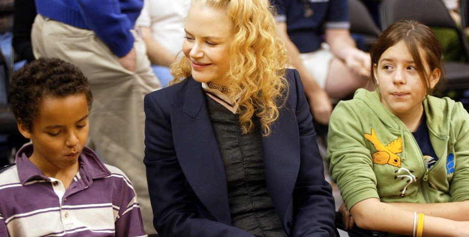 Николь Кидман с Беллой и Коннором/Фото: Popsugar