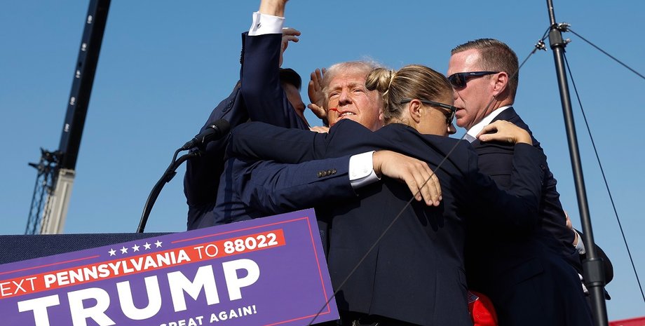 дональд трамп, покушение на трампа, портрет трампа, белый дом