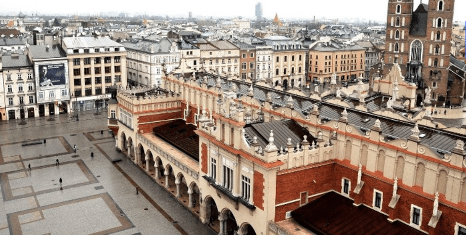 Краков, площадь в Кракове