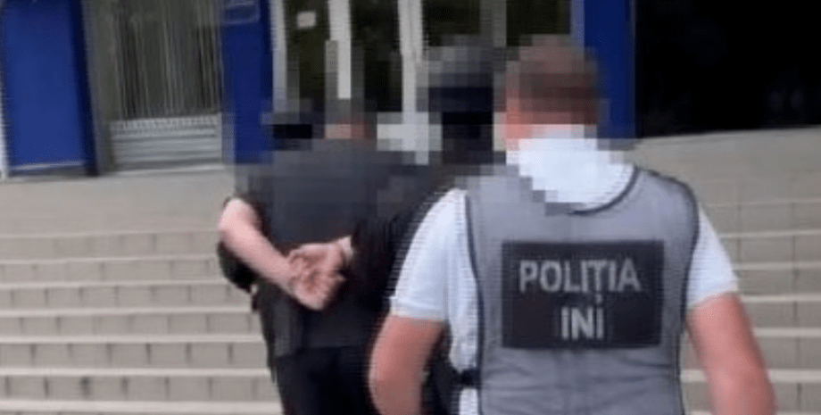задержание украинца, арест украинца, полиция Молдовы