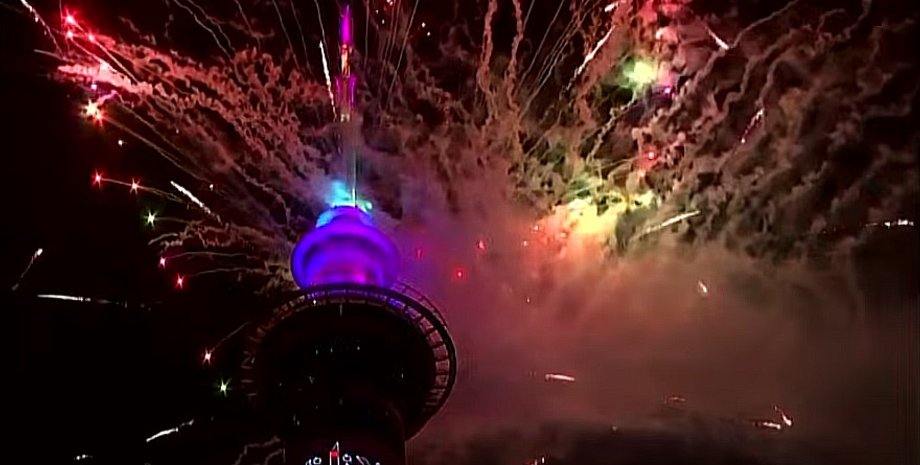 Де вже настав новий рік