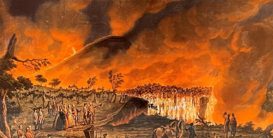 виверження вулкана везувій