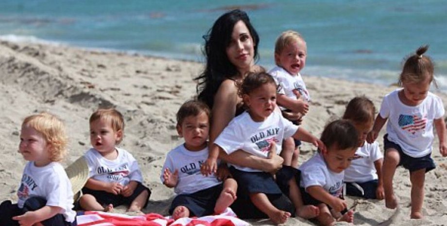Надя Сулеман, октомама, восьмерняшки, многодетная мать