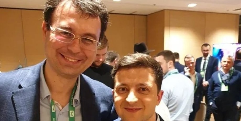 Автор законопроекта Даниил Гетманцев и Владимир Зеленский / Фото: Facebook / Danil Getmantsev