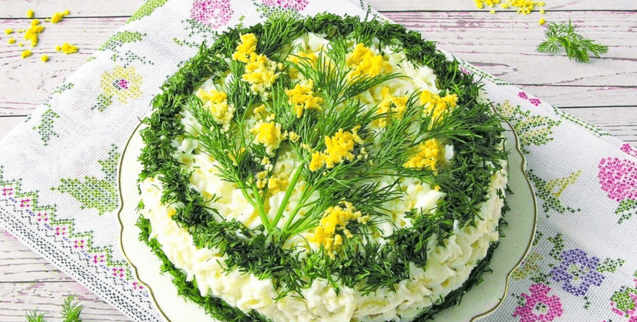 салат, блюдо, еда, полотенце