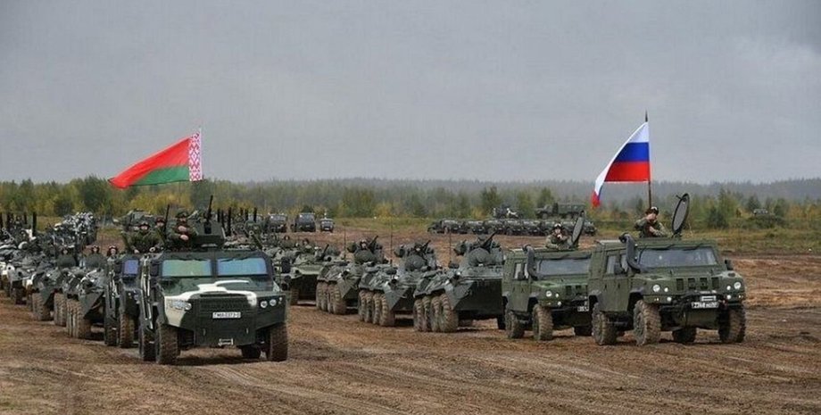 Бойцы ВС РФ и ВС РБ